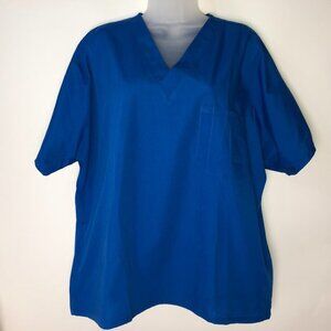 Cherokee Blue Scrubs Top‎ Men's Large